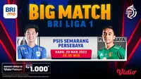 Saksikan Live Streaming Liga 1 Persebaya Surabaya Vs PSIS Semarang Rabu, 29 Maret 2023 di Vidio