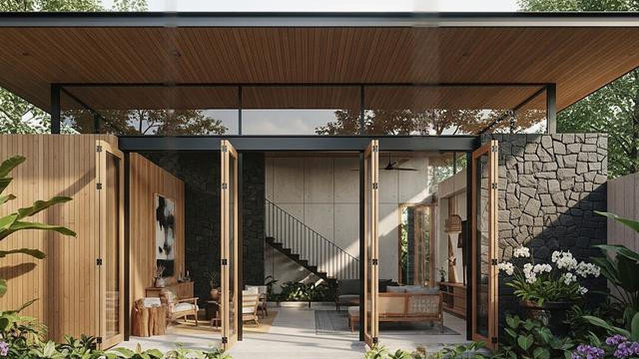 12 Desain Rumah Minimalis Sejuk Nyaman Tanpa AC di Iklim Tropis, Anti Gerah &amp; Hemat Listrik