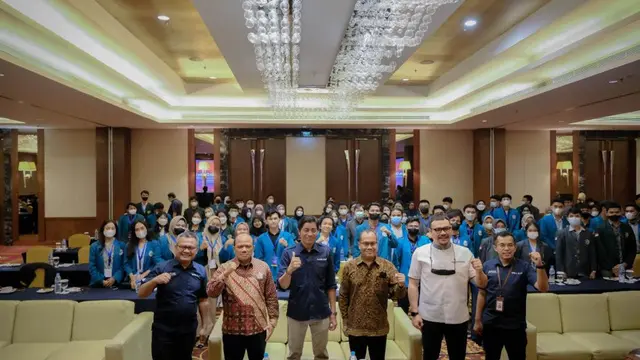 Kegiatan bertajuk “G20 Campus Outreach: Fostering Global-Minded Indonesians” di Hotel J.W. Marriott Medan, Jumat (27/5/2022). ( Sumber ekon.go.id )