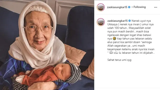 Zaskia Sungkar - Irwansyah (Foto: Instagram/@zaskiasungkar15)