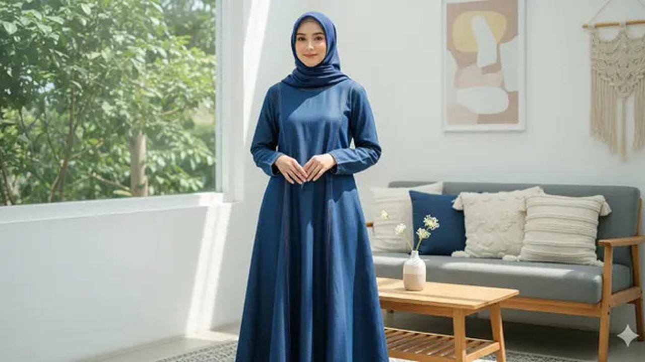 7 Model Gamis Jeans Kekinian 2025, Tren Gaya Kasual Modern untuk Semua Usia