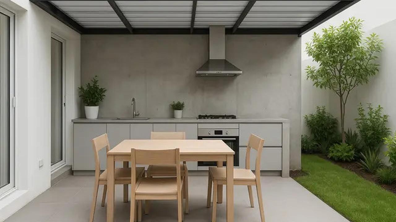 7 Inspirasi Model Rumah Sederhana dengan Dapur Outdoor Tren 2025, Nyaman untuk Kumpul Keluarga