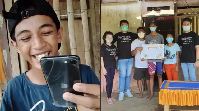 Pernah Diejek karena Tinggal di Rumah Kayu, Pemuda Viral Ini Kini Dapat Laptop hingga Beasiswa