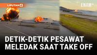 Ngeri! Detik Detik Pesawat Kargo UPS Meledak Saat Take Off
