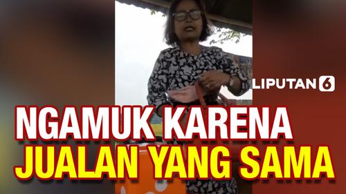 VIDEO: Emak-Emak Ngamuk Gegara Tetangga Jualan Soto, Lho Kok?