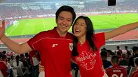 6 Artis Nonton Timnas Indonesia Versus China: Ibnu Jamil Gemakan Takbir, Angga Yunanda Ditemani Istri