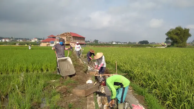 Kegiatan Padat Karya Tunai di Sumatera Barat