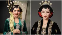 Selebriti tampil bergaya pengantin Jawa (Sumber: Instagram/marginw/fdphotography90)
