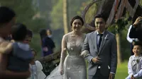 Resepsi Pernikahan Unik Dominique Nadine ala Game of Thrones