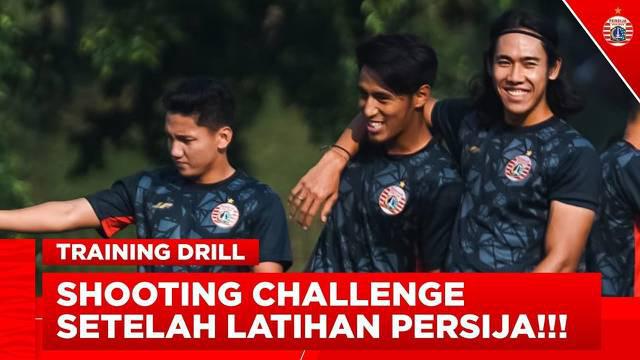 Berita video shooting challenge para pemain Persija, siapakah yang paling jago?