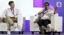 Dalam konferensi ini, peserta membahas bagaimana teknologi, khususnya kecerdasan buatan atau Artificial Intelligence (AI), dapat memberikan dampak positif bagi bisnis di masa depan. (Liputan6.com/Angga Yuniar)