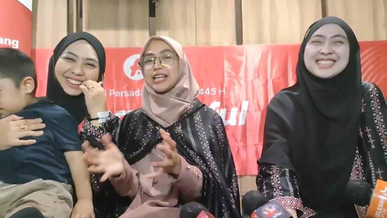 Ria Ricis beserta dua kakaknya, Oki Setiana Dewi dan Sindy