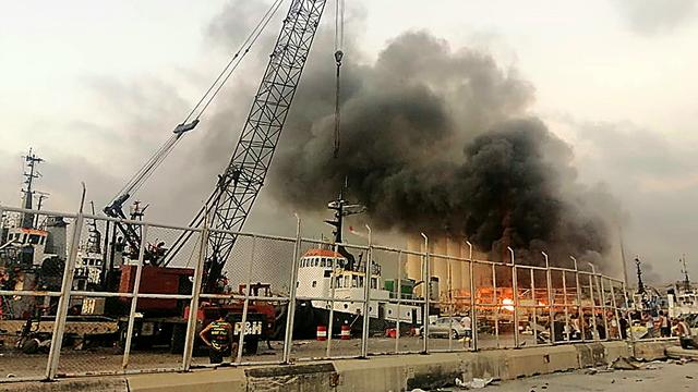 Ledakan Besar Guncang Kota Beirut Lebanon