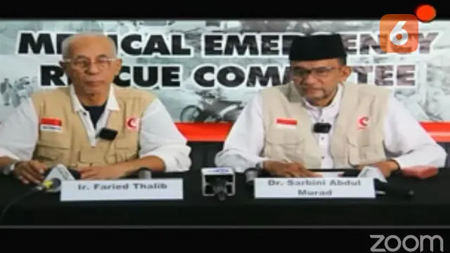 Konferensi Pers MER-C Indonesia "Tim Medis MER-C Indonesia Tiba di Jalur Gaza, Palestina"