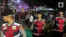 <p>Petugas kepolisian berjaga di depan gedung KPU RI, Jakarta, Selasa (14/11/2023). (Liputan6.com/Angga Yuniar)</p>