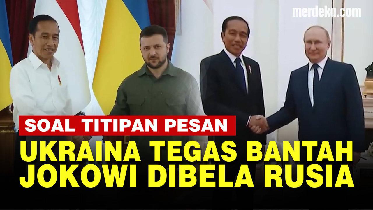 VIDEO: Polemik Jokowi Bawa Pesan Zelensky ke Putin, Dibantah Ukraina Diklaim Rusia
