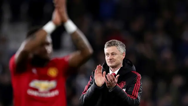 Manajer Manchester United, Ole Gunnar Solskjaer.