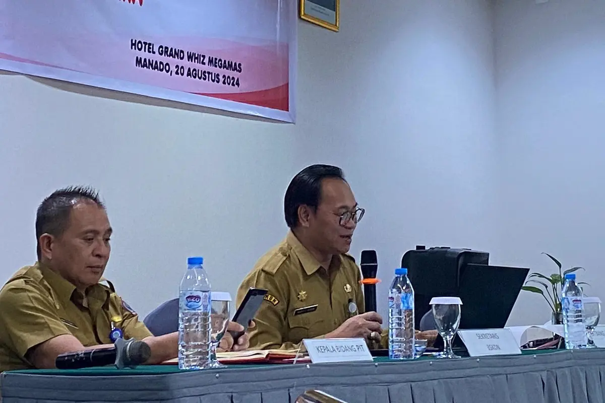 Sekretaris BSKDN Kemendagri Noudy RP Tendean Noudy, pada kegiatan Diseminasi Pemanfaatan Riset dan Inovasi Daerah Provinsi Sulut. (Istimewa)