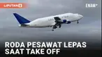 Sebuah insiden terekam di bandara di Taranto, Italia dan viral di media sosial. Berawal dari pesawat jenis Boeing 747 Atlas Air yang lepas landas. Saat pesawat sudah melayang, salah satu roda lepas dan jatuh ke darat.