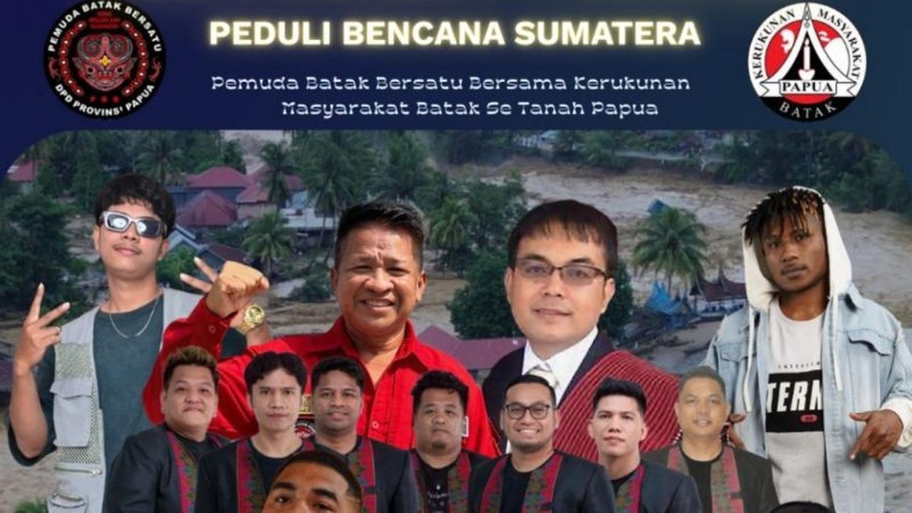Masyarakat Batak Papua Gelar Konser Amal Peduli Bencana Sumut, Ajak Donasi Korban Bencana