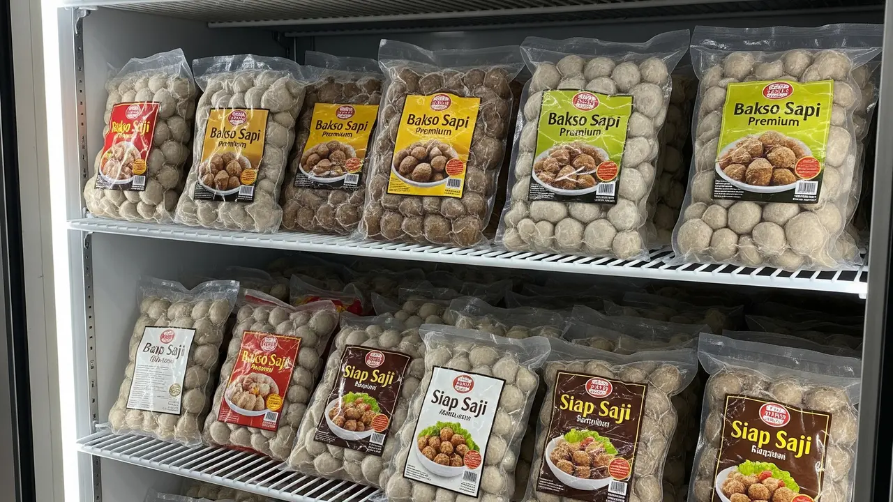 Ilustrasi Frozen Food Protein.