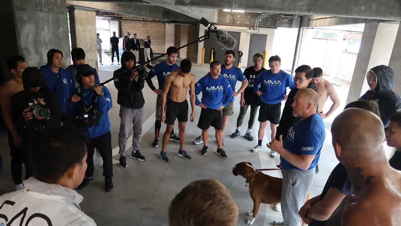 Suasana latihan MMA Fight Academy di San Diego, Amerika Serikat