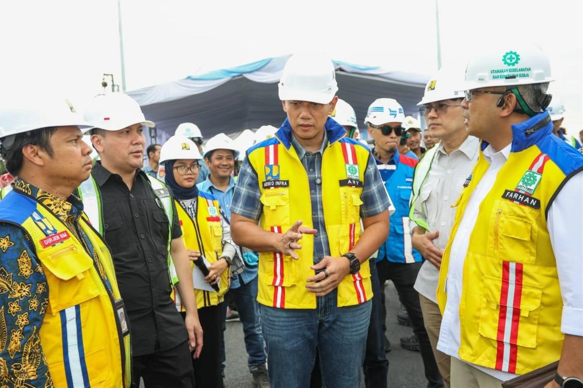 FOTO: AHY Tinjau Program Strategis Pembangunan di Yogyakarta