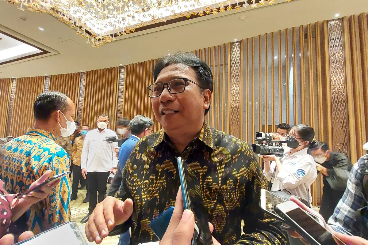 Kepala Badan Pusat Statistik (BPS) Margo Yuwono saat ditemui di hotel The Westin Jakarta, Senin (10/10/2022).