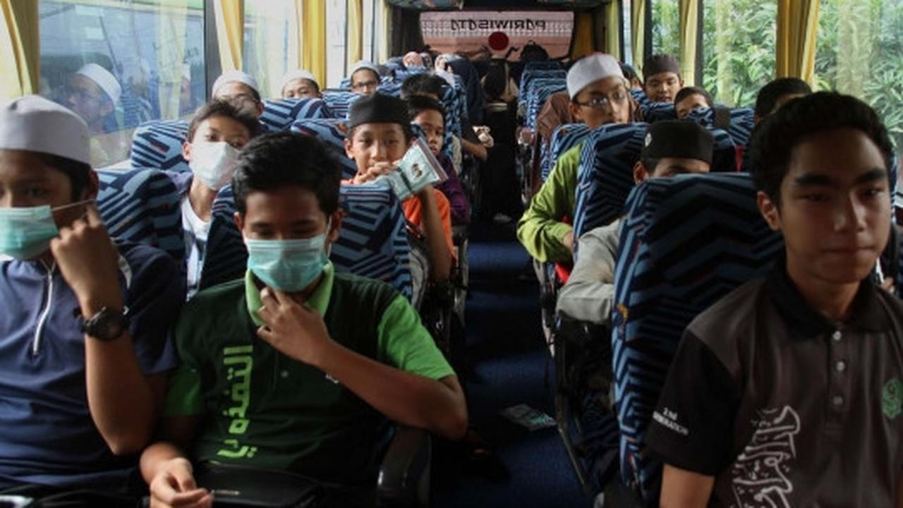 Sesak kabut asap, ratusan pelajar Malaysia di Riau pulang kampung
