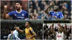 Berikut ini deretan top skor sementara Liga Inggris musim 2016/2017 hingga pekan ke-29. (AFP)
