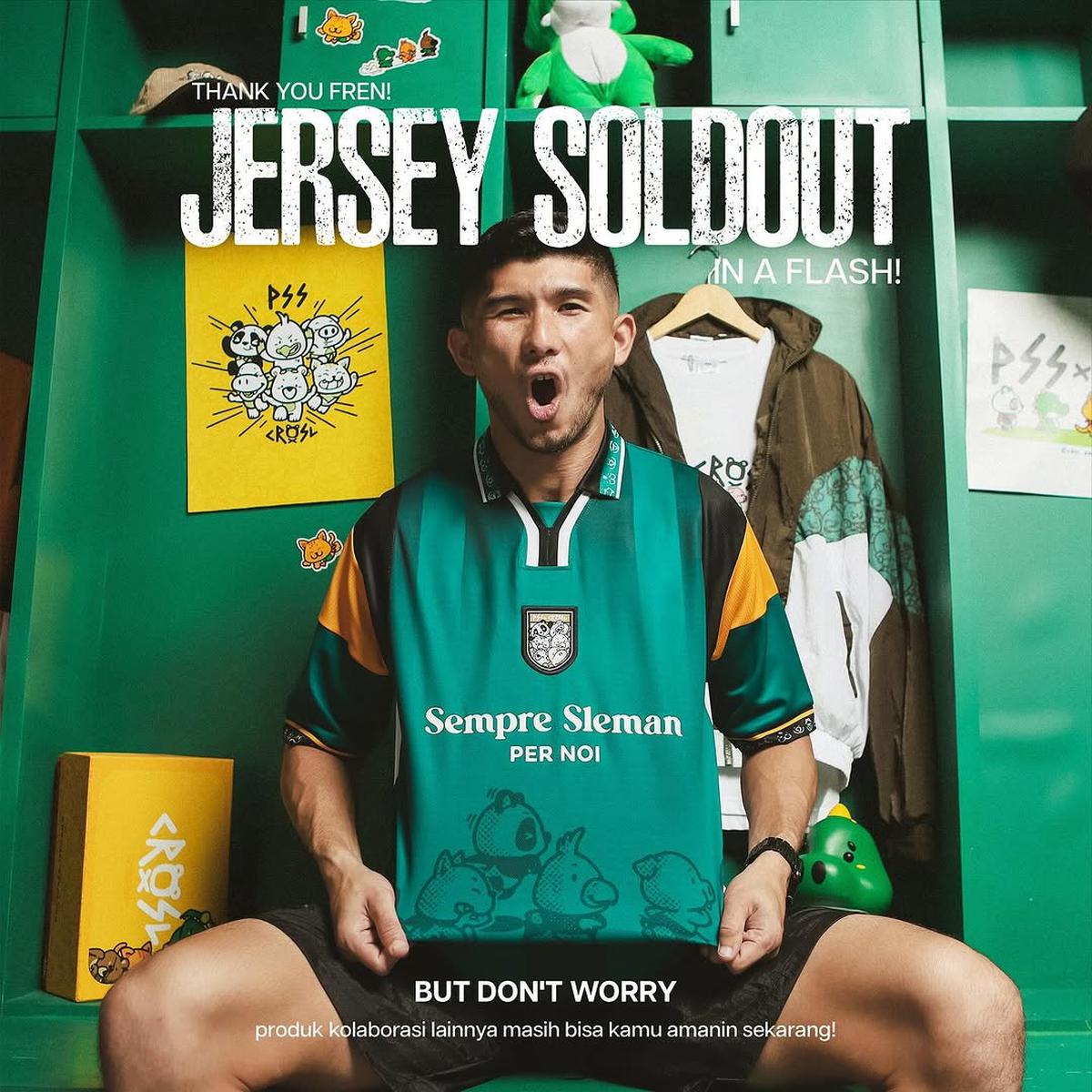 Jersey Ludes dalam 2 Menit! Ini Kisah di Balik Kolaborasi CRSL dengan PSS Sleman