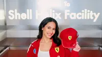 Pevita Pearce Ketemu Lewis Hamilton dan Charles Leclerc di Monza, Syuting Bareng
