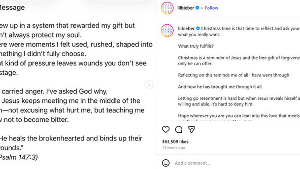 Pesan Natal dari Justin Bieber, Ungkap Pelajaran Kenangan Pahit dari Masa Lalu