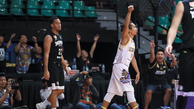 Aksi Arif Hidayat pemain CLS saat melawan Formosa