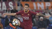 Manajer anyar Arsenal, Unai Emery, kabarnya tertarik mendatangkan gelandang AS Roma, Lorenzo Pellegrini, untuk memperkukuh lini tengah timnya musim depan. (AFP/Tiziana Fabi)