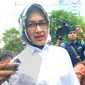 Pada awak media, Airin mengatakan jika suaminya tidak bersalah (Liputan6.com/ Abdul Aziz Prastowo).