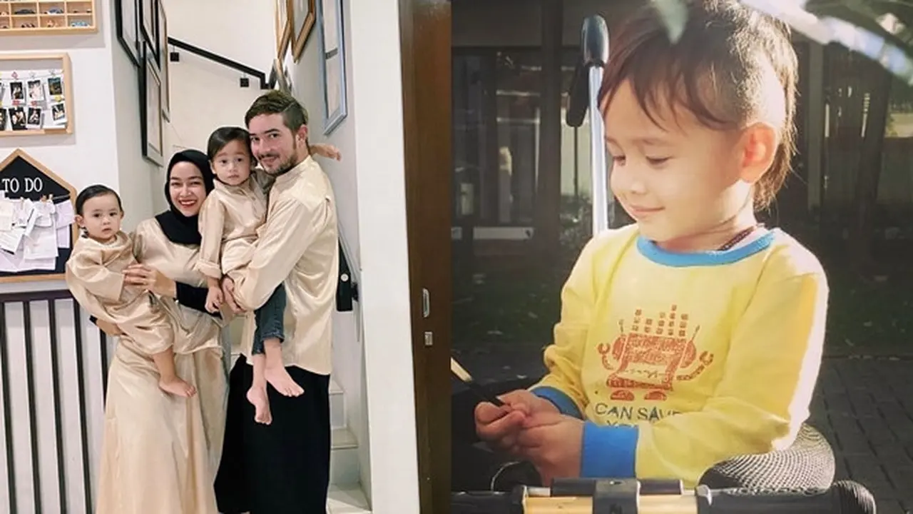 6 Momen Donny Michael dan Aryani Fitriana Cukur Rambut Isco, Seru Banget