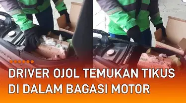 Kejadian tidak terduga dialami oleh seorang driver ojol