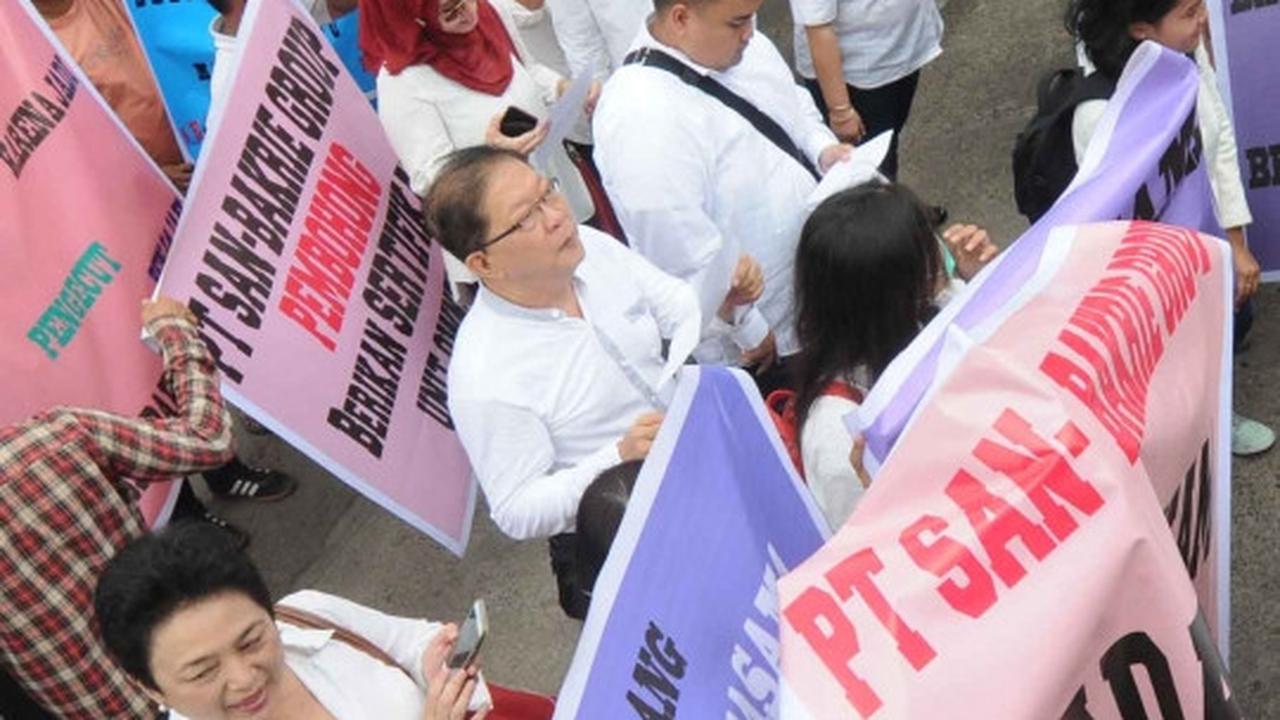 Tuntut pelunasan hutang, partner bisnis geruduk Wisma Bakrie