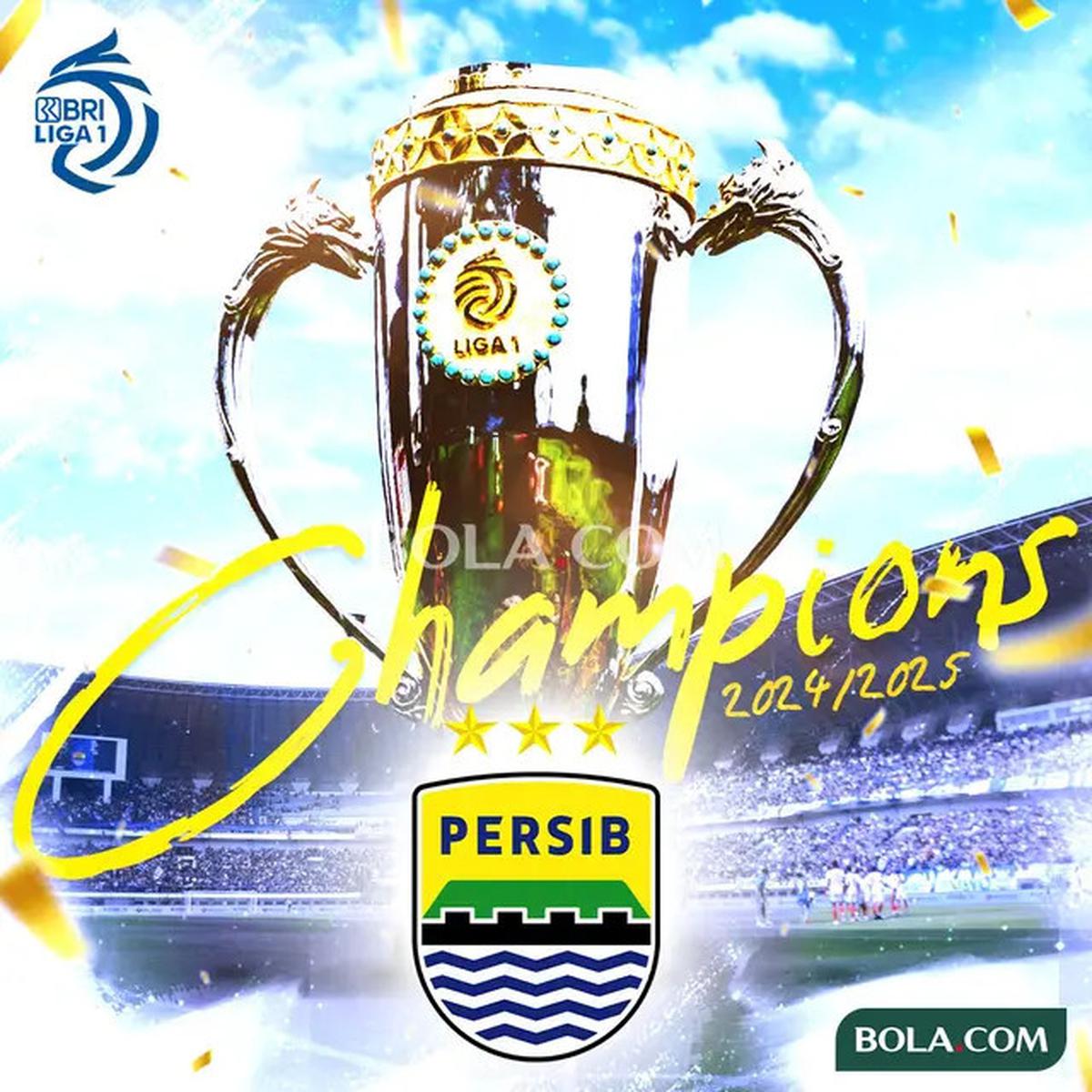Pemain Persib hingga Bobotoh Tumpah Ruah Merayakan Gelar Juara BRI Liga 1 Musim Ini