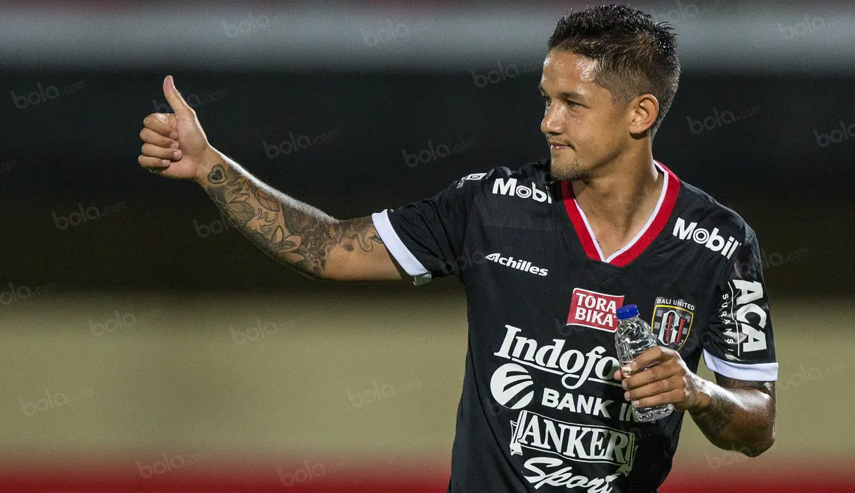 Kedepannya Irfan Bachdim berharap bisa memberikan yang terbaik untuk Bali United dan membuat tim semakin kompak. (Bola.com/Vitalis Yogi Trisna)