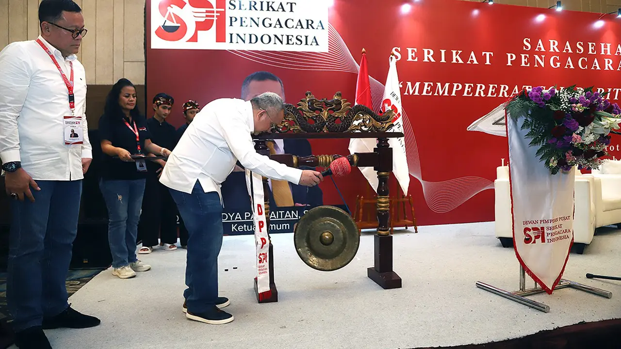 Ketua Umum Serikat Pengacara Indonesia (SPI) Trimedya Panjaitan.