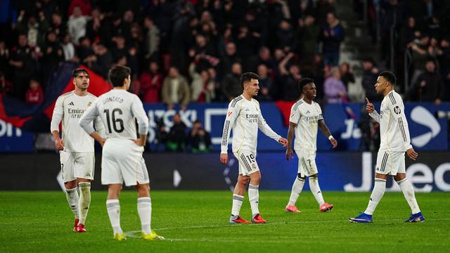 Foto: Raut Kecewa Para Pemain Real Madrid setelah Dipecundangi Osasuna di Liga Spanyol
