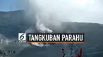 Setelah hampir 1 bulan erupsi Gunung Tangkuban Parahu kembali meninggi, semburan abu vulkanik mencapai ingga 150 meter. Meski demikian status gunung masih waspada dan level aman 1,5 km dari kawah.