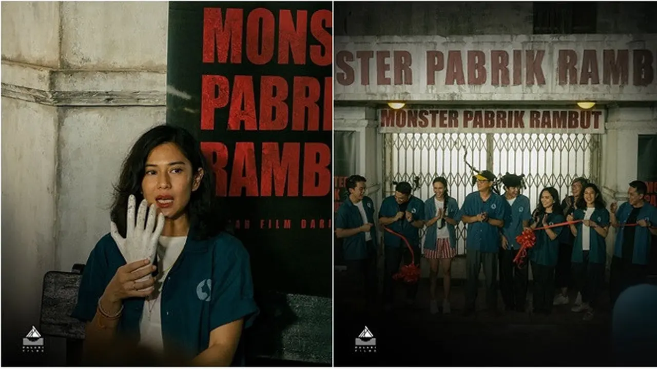 6 Potret Dian Sastrowardoyo Jadi Produser Eksekutif Film Monster Pabrik Rambut