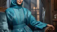9 Inspirasi Model Gamis Twill yang Bikin Hijaber Tampil Memesona Anti Kusut