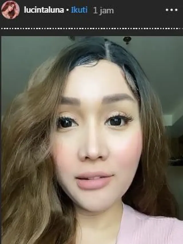 Unggahan Lucinta Luna. (Foto: Instagram @lucintaluna)