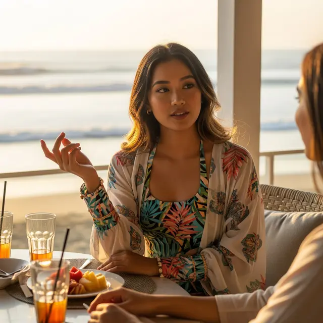 Bikini atau Swimsuit dan Outer Tipis