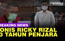 VIDEO: Detik-Detik Ricky Rizal Divonis Hukuman 13 Tahun Penjara
