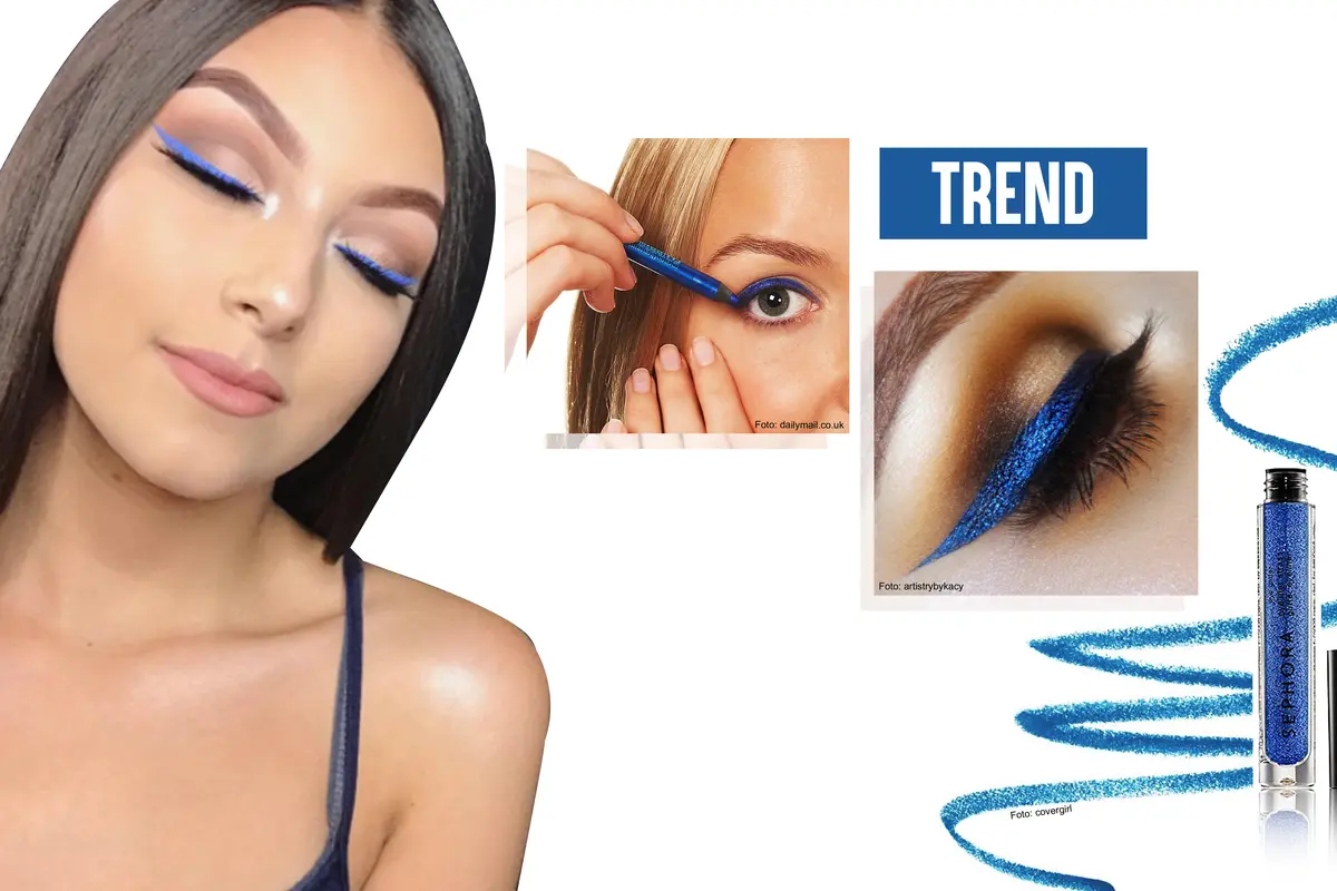 Trends: Bukan Hanya Hitam, Tampil Stunning dengan Blue Eyeliner